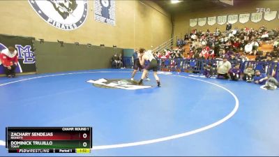 215 lbs Champ. Round 1 - Zachary Sendejas, Righetti vs Dominick Trujillo, Tokay