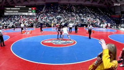 175-3A 3rd Place Match - Tony Burnecke, Northwest Whitfield High vs Nasser Aliou, West Hall