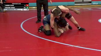 144 lbs Semifinal - Walter Jones, Cheyenne vs Caden Cook, Faith Lutheran
