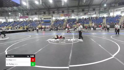 105 lbs Consi Of 16 #2 - Eli Kop, Montezuma-Cortez Middle School vs Atley Pulley, Wellington Eagles