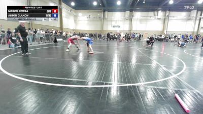 144 lbs Quarterfinal - MARCO RIVERA, Caveman Wrestling vs Aston Claxon, Youth Impact Center Wrestling Club