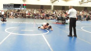 110-I lbs Round Of 64 - Shane Matthew, Blue Knights Alpha vs Michael Amaro, High Pace Wrestling Club