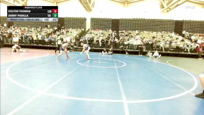 122-H lbs Consi Of 64 #2 - Colton Thomas, Lower Cape May vs Avery Padilla, The Dungeon Wc