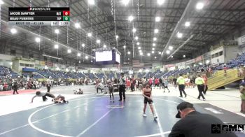 49 lbs Quarterfinal - Jacob Sawyer, Mat Demon WC vs Beau Fuentes, Top Notch