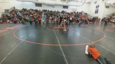 98 lbs Cons. Semi - Brynlee Johnson, Worland Middle School vs Cyprus Harry, Worland Middle School