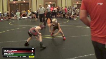 52 lbs Round 2 (6 Team) - Sam Levine, SVRWC Gold vs Jack Claycomb, Revival White