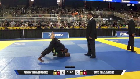 David Israel-Sanchez vs Ammon Thomas Burnside 2025 Pan Kids Jiu-Jitsu IBJJF Championship