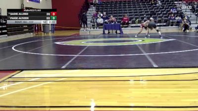 117 lbs Cons. Round 2 - Paige Altizer, Bluefield State vs Sadie Allred, Southern Virginia