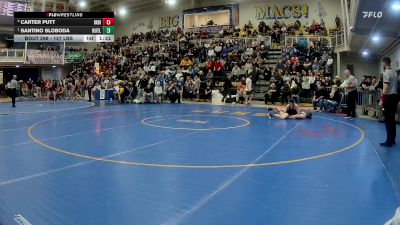 127 lbs Semifinal - Carter Putt, Indiana vs Santino Sloboda, Butler Area