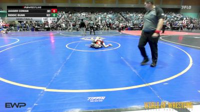 64 lbs Semifinal - Jagger Cowan, JWC vs Riddic Bunn, Victory Wrestling Club,wa