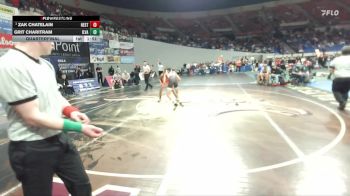 2A/1A Boys 132 Quarterfinal - Zak Chatelain, Nestucca Boys vs Grit Charitram, Illinois Valley Boys