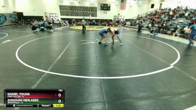 150 lbs Round 4 (10 Team) - Donovan Nesladek, Broomfield vs Daniel Young, Fort Collins