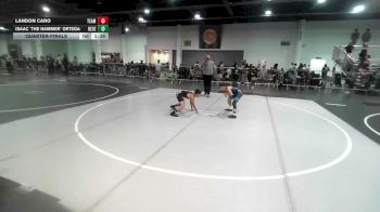 78 lbs Quarterfinal - Landon Caro, Team Aggression vs Isaac `the Hammer` Ortega, Desert Dogs WC