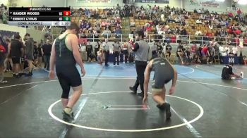 217 lbs Cons. Round 2 - Ernest Cyrus, Huntington vs Xander Woods, Nelsonville-York