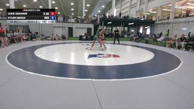 110 lbs Janie Gerarde, Texas vs Kyler Menza, Washington J