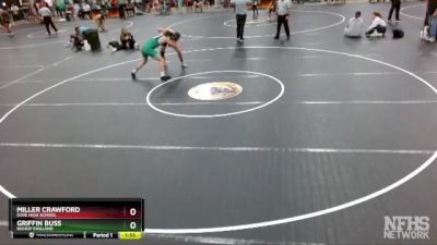 1A/2A 165 Quarterfinal - Griffin Buss, Bishop England vs Miller Crawford, Dixie High School