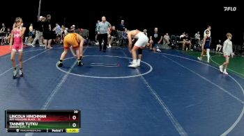 140 lbs Round 3 (8 Team) - Tanner Tutku, Kraken Elite vs Lincoln Hinchman, Mat Assassins Black