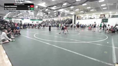 106 lbs Cons. Round 4 - Eli Thompson, The Hideout vs Elijah Pagonis, BullTrained
