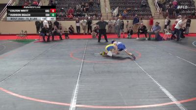 75_B lbs Final - Colton Writt, Greensburg Salem vs Hudson Beach, Edinboro