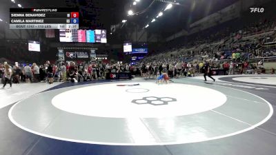 110 lbs Cons. Rd Of 64 - Sienna Benavidez, ID vs Camila Martinez, KS