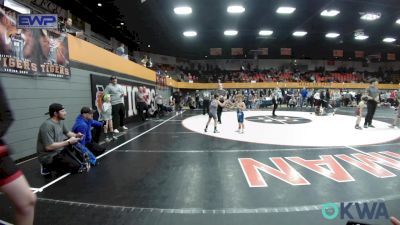 60 lbs Consi Of 8 #2 - Baker Walkup, Norman Grappling Club vs Rhett Mudgett, Choctaw Ironman Youth Wrestling