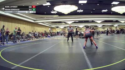 98 lbs Final - Danil Litvinov, Savage House WC vs Isaiah Gonzalez, So Cal Hammers