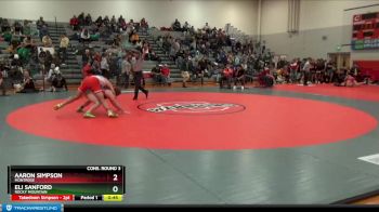 165 lbs Cons. Round 3 - Aaron Simpson, Montrose vs Eli Sanford, Rocky Mountain