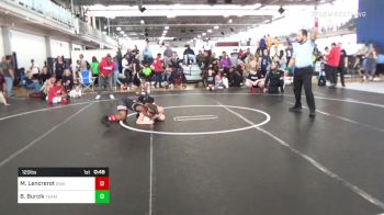 120 lbs Semifinal - Miranda Lencrerot, The Glasgow Wrestling Academy vs Bentley Burcik, Team Hammer House