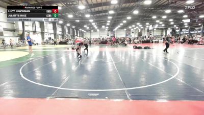 120 lbs Rr Rnd 2 - Lucy Hinchman, Owen Valley Girlz vs Juliette Ruiz, CKWA