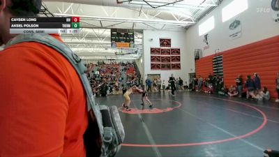 77 lbs Cons. Semi - Caysen Long, Riverton Middle School vs Aksel Polson, Thermopolis Middle School