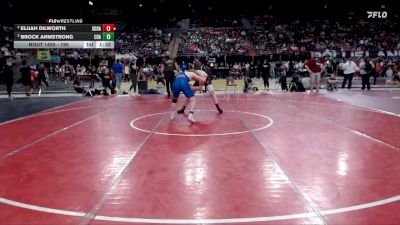 190 lbs Semifinal - Elijah Dilworth, Soda Springs vs Brock Armstrong, Coeur D Alene