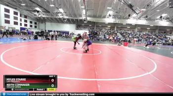 184 lbs Champ. Round 1 - Keith Connaker, Waldorf (Iowa) vs Myles Starke, Life University