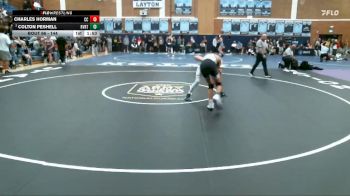 144 lbs Champ. Round 2 - Charles Horman, Corner Canyon vs Colton Peshell, Riverton