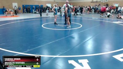 135lbs Cons. Round 1 - Brooklyn Warthen, Kelso (Girls) 2 vs Vanessa Weber, Skyview (Girls)