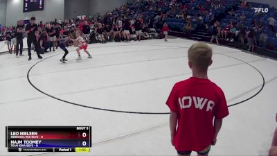 53 lbs Round 3 (4 Team) - Leo Nielsen, Nebraska Red Boys vs Najm Toomey, Team Iowa Boys