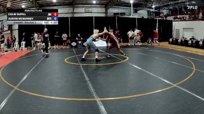 70 kg Champ. Round 2 - Colin Dupill, Jackrabbit Wrestling Club vs Austin McBurney, Bears Regional Training Center