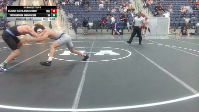 157 lbs Champ. Round 1 - Brandon Irigoyen, Lindsey Wilson (Ky.) vs Elijah Schlessinger, Missouri Baptist University