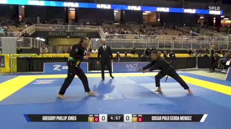 Oscar Polo Cerda Mendez vs Gregory Phillip Jones 2025 Pan Jiu Jitsu IBJJF Championship