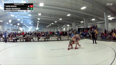 148 lbs Semifinal - Brody Patterson, Falcon Wrestling Club vs Gavin Mauch, Boone Central