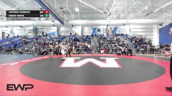 132 lbs 1st Place Match - Henry White, Blue Valley West vs Antonio Guebara, Maize