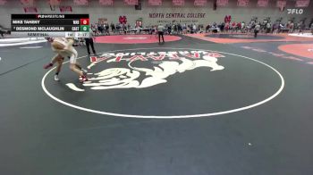 184 lbs Semifinal - Desmond McLaughlin, Castleton vs Mike Taheny, Wabash