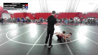 86 lbs Cons. Round 2 - Wesley Brockner, Team Nazar Training Center vs Iliyes Sanchez, Team Nazar Training Center