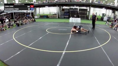 145 lbs Cara Leng, Ohio Scarlet vs Alexandra Ford, Maryland