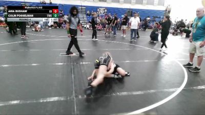 85 lbs Round 4 - Colin Fosselman, Tech Fall Wrestling Club vs Aria Bushaw, Carolina Reapers