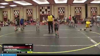 53 lbs Cons. Round 2 - Cameron Ganiel, Upper Township Green Hornets vs Jojo Medal, Donahue Wrestling Academy