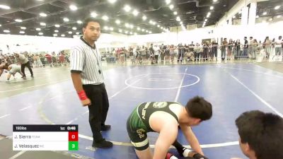190 lbs Consi Of 8 #2 - Jackson Sierra, Team Thunder vs Johnathan Velasquez, Ike Mob