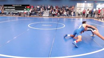 125 lbs Champ. Round 2 - Nick Gonzalez, Air Force vs Isaiah Gamez, Adams State
