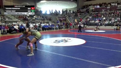6A 115 lbs Quarterfinal - Divija Vijay, Little Rock Central High School vs Eliana Bungitak, Har-Ber