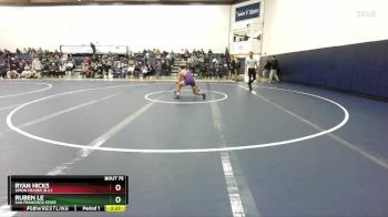 149 lbs Cons. Round 3 - Ryan Hicks, Simon Fraser (B.C.) vs Ruben Le, San Francisco State