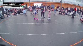 86 lbs Round 2 (4 Team) - Amaia Mendez, Team Palmetto Purple vs Kyndall Kloepping, Team NC Wrestling Club